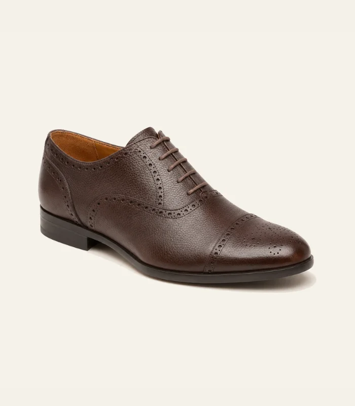 Chaussure Oxford brogue marron Belzano